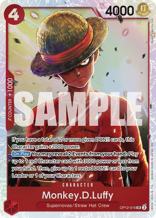 Monkey.D.Luffy - OP12-015 - Legacy of the Master (OP12)