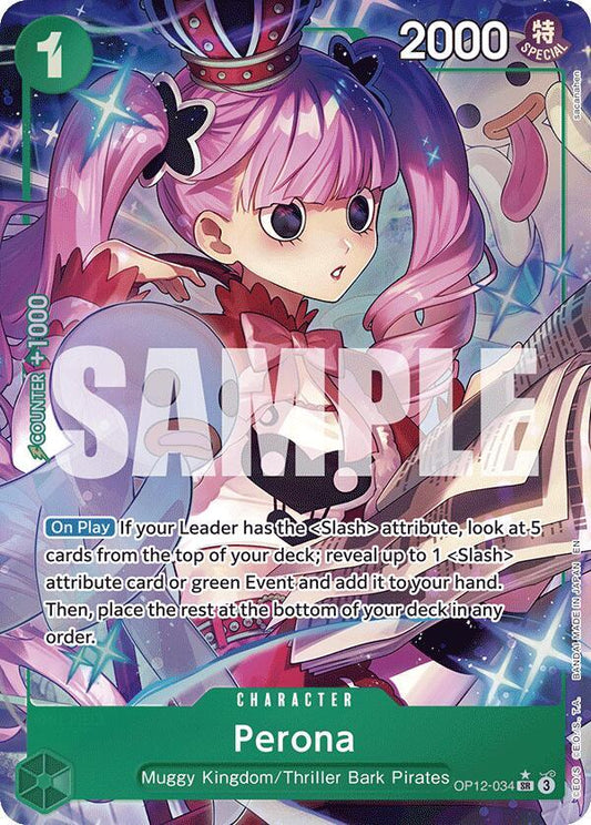 Perona (Alternate Art) - OP12-034 - Legacy of the Master (OP12)