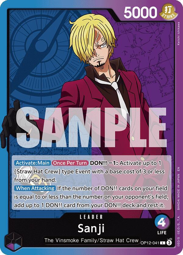 Sanji (041) - OP12-041 - Legacy of the Master (OP12) - Normal