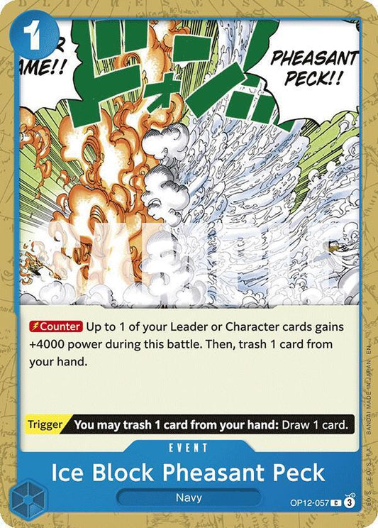 Ice Block Pheasant Peck - OP12-057 - Legacy of the Master (OP12) - Normal