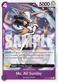 Ms. All Sunday - OP12-075 - Legacy of the Master (OP12) - Normal