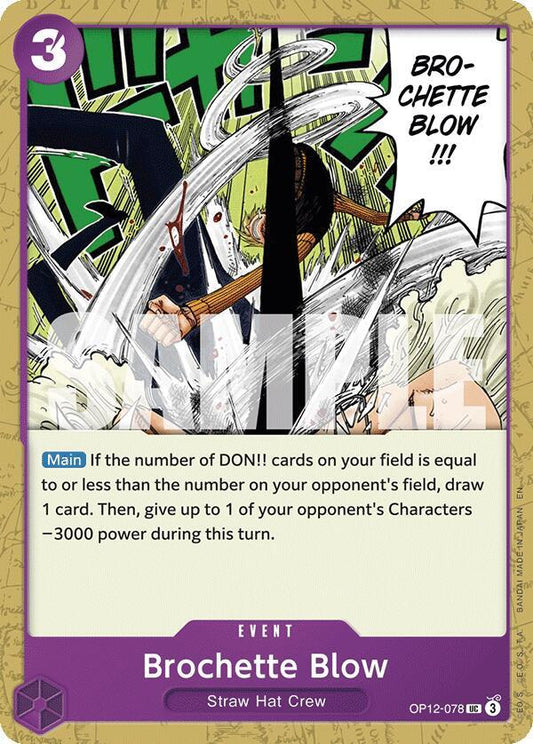 Brochette Blow - OP12-078 - Legacy of the Master (OP12) - Normal