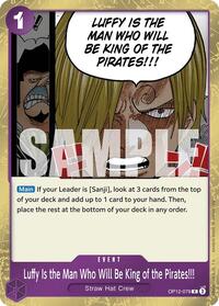 Luffy Is the Man Who Will Be King of the Pirates!!! - OP12-079 - Legacy of the Master (OP12)
