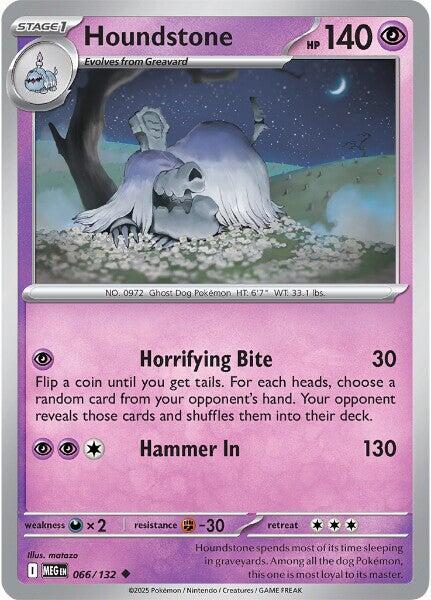 Houndstone - 066/132 - ME01: Mega Evolution (MEG) - Uncommon - Normal - Pokemon TCG Card
