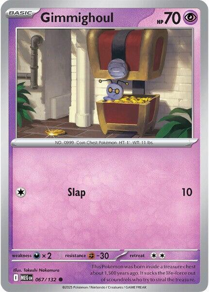 Gimmighoul - 067/132 - ME01: Mega Evolution (MEG) - Normal - Pokemon TCG Card