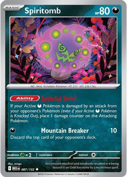 Spiritomb - 087/132 - ME01: Mega Evolution (MEG) - Uncommon - Normal - Pokemon TCG Card