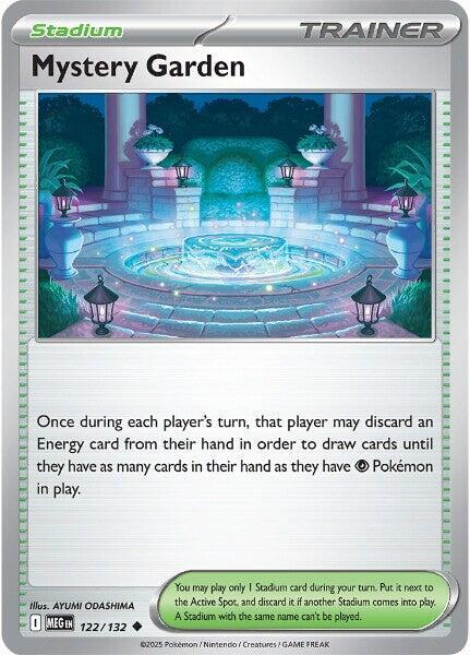 Mystery Garden - 122/132 - ME01: Mega Evolution (MEG) - Uncommon - Normal - Pokemon TCG Card