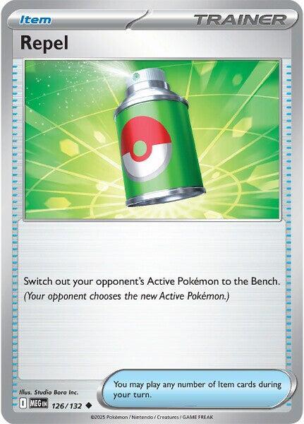 Repel - 126/132 - ME01: Mega Evolution (MEG) - Normal - Pokemon TCG Card