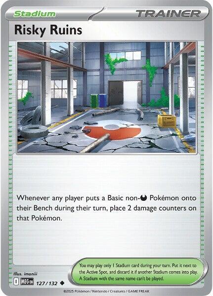 Risky Ruins - 127/132 - ME01: Mega Evolution (MEG) - Normal - Pokemon TCG Card