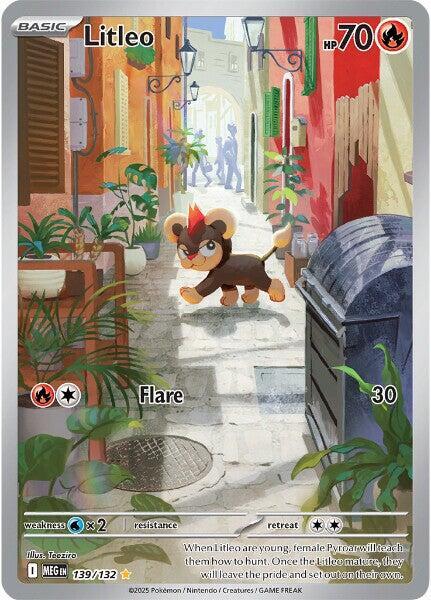 Litleo - 139/132 - ME01: Mega Evolution (MEG) - Illustration Rare