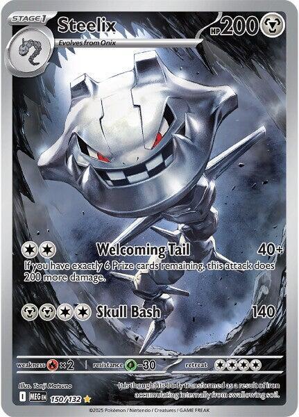 Steelix - 150/132 - ME01: Mega Evolution (MEG) - Illustration Rare