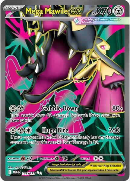 Mega Mawile ex - 162/132 - ME01: Mega Evolution (MEG) - Ultra Rare