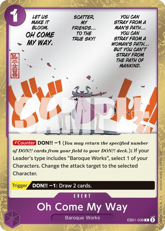 Oh Come My Way (Pirate Foil) - EB01-038 - Premium Booster -The Best- Vol. 2 (PRB-02)