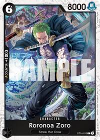 Roronoa Zoro - ST14-013 (Pirate Foil) - ST14-013 - Premium Booster -The Best- Vol. 2 (PRB-02)