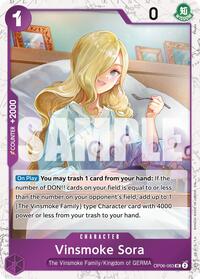 Vinsmoke Sora (Pirate Foil) - OP06-063 - Premium Booster -The Best- Vol. 2 (PRB-02)