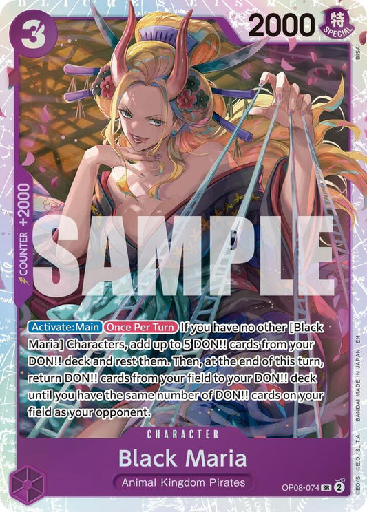 Black Maria (Reprint) - OP08-074 - Premium Booster -The Best- Vol. 2 (PRB-02)