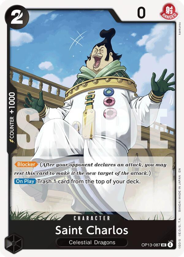 Saint Charlos - OP13-087 - Carrying On His Will (OP13) - Normal