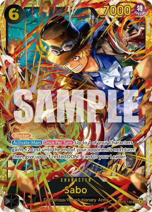 Sabo (120) - OP13-120 - Carrying On His Will (OP13)