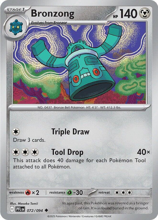 Bronzong - 072/094 - ME02: Phantasmal Flames (PFL) - Normal - Pokemon TCG Card