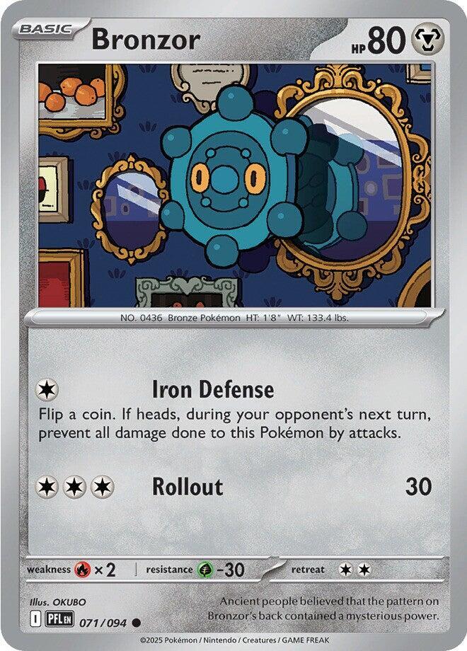 Bronzor - 071/094 - ME02: Phantasmal Flames (PFL) - Normal - Pokemon TCG Card
