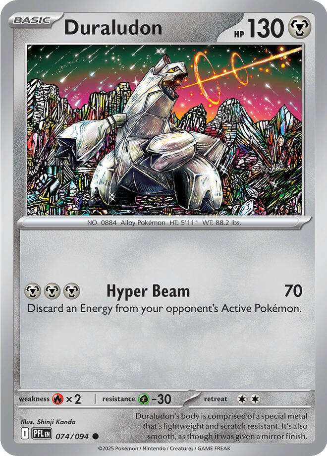Duraludon - 074/094 - ME02: Phantasmal Flames (PFL) - Normal - Pokemon TCG Card