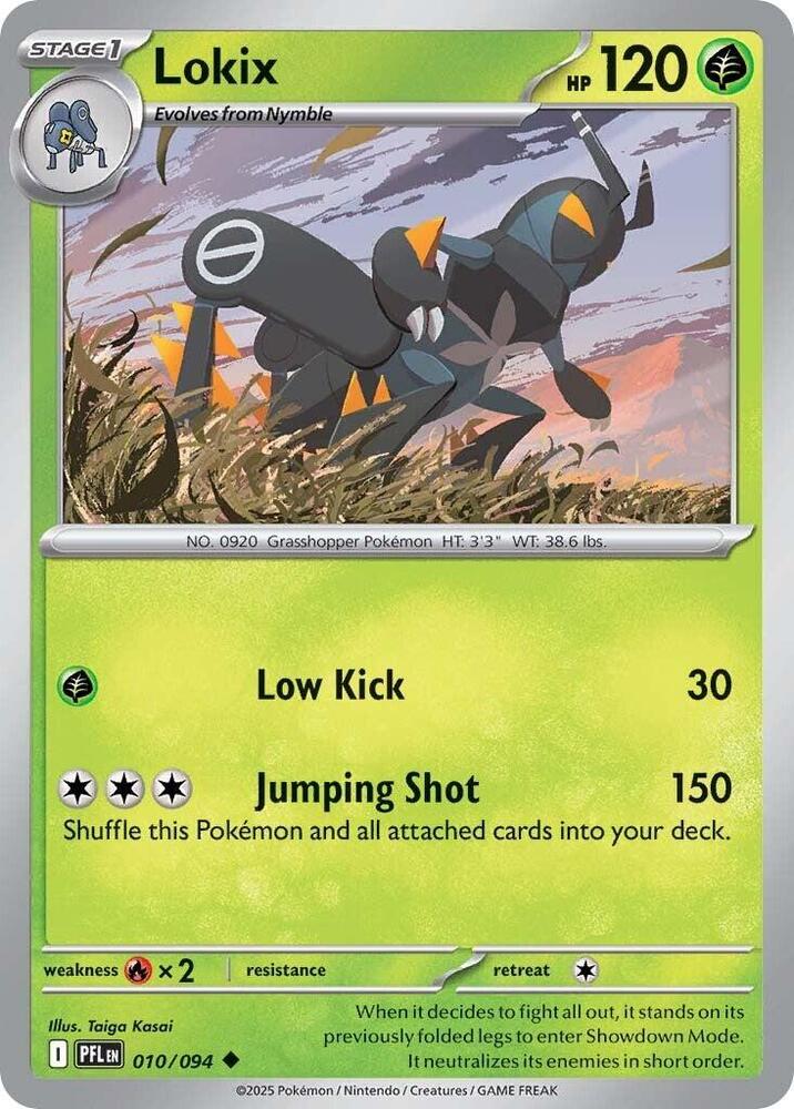 Lokix - 010/094 - ME02: Phantasmal Flames (PFL) - Normal - Pokemon TCG Card