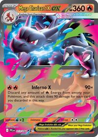 Mega Charizard X ex - 013/094 - ME02: Phantasmal Flames (PFL) - Double Rare