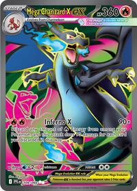 Mega Charizard X ex - 109/094 - ME02: Phantasmal Flames (PFL) - Ultra Rare