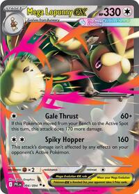 Mega Lopunny ex - 084/094 - ME02: Phantasmal Flames (PFL) - Double Rare