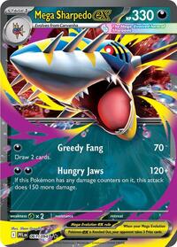 Mega Sharpedo ex - 061/094 - ME02: Phantasmal Flames (PFL) - Double Rare