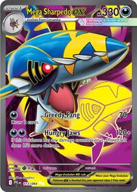 Mega Sharpedo ex - 113/094 - ME02: Phantasmal Flames (PFL) - Ultra Rare