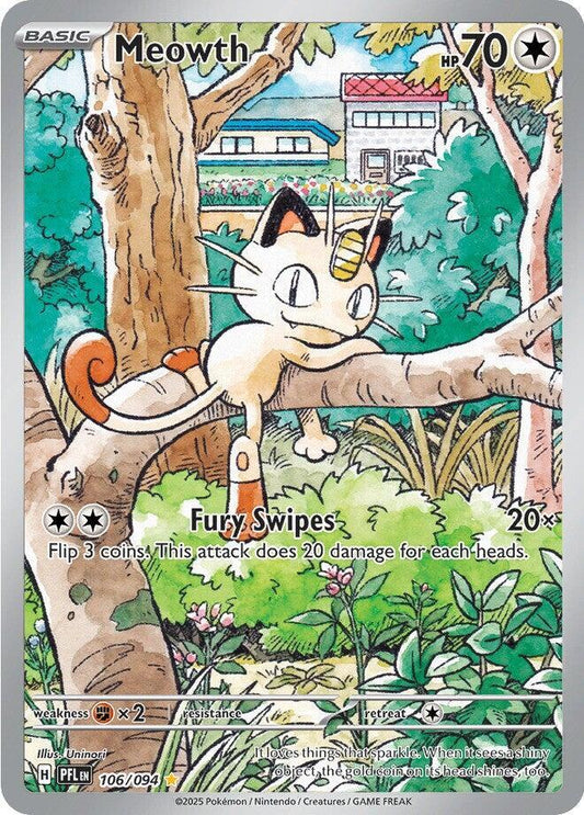 Meowth - 106/094 - ME02: Phantasmal Flames (PFL)