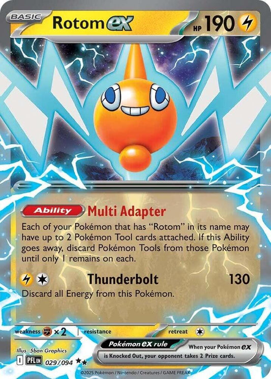 Rotom ex - 029/094 - ME02: Phantasmal Flames (PFL) - Double Rare