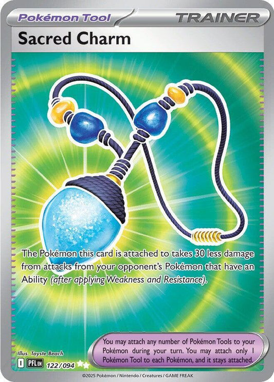 Sacred Charm - 122/094 - ME02: Phantasmal Flames (PFL) - Ultra Rare