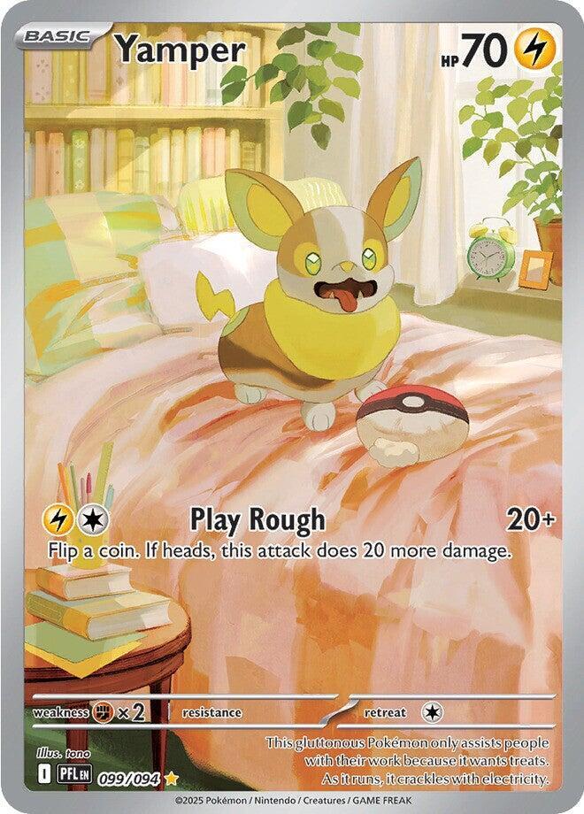 Yamper - 099/094 - ME02: Phantasmal Flames (PFL) - Illustration Rare