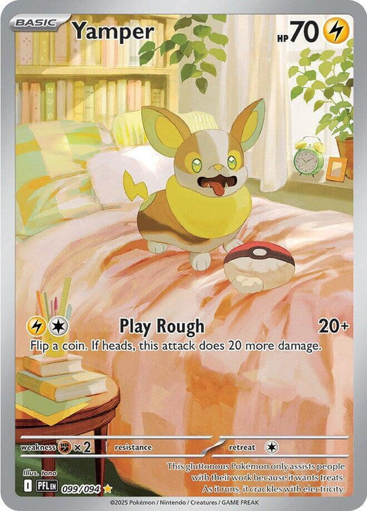 Yamper - 099/094 - ME02: Phantasmal Flames (PFL) - Illustration Rare