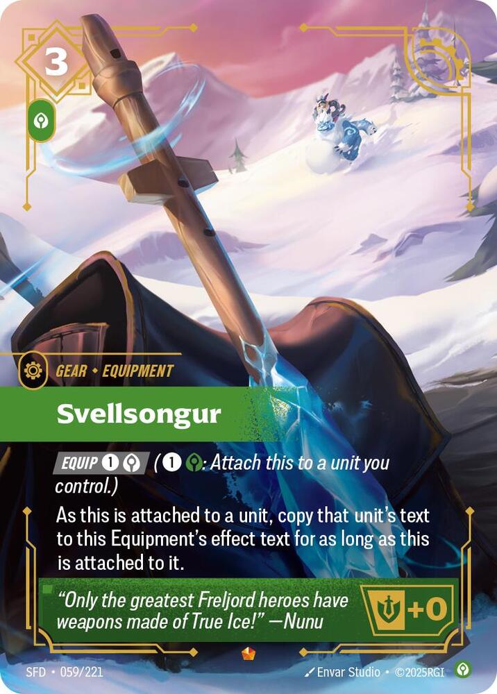 Svellsongur - 059/221 - Spiritforged (SFD) - Foil - Riftbound TCG Card