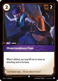 Overzealous Fan - 128/221 - Spiritforged (SFD) - Normal