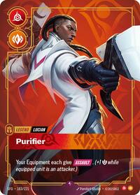 Lucian - Purifier - 183/221 - Spiritforged (SFD) - Foil