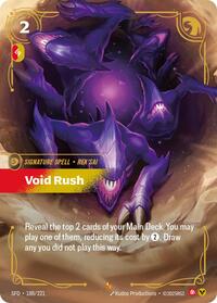 Void Rush - 188/221 - Spiritforged (SFD) - Foil