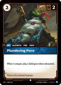 Plundering Poro - 069/221 - Spiritforged (SFD) - Foil