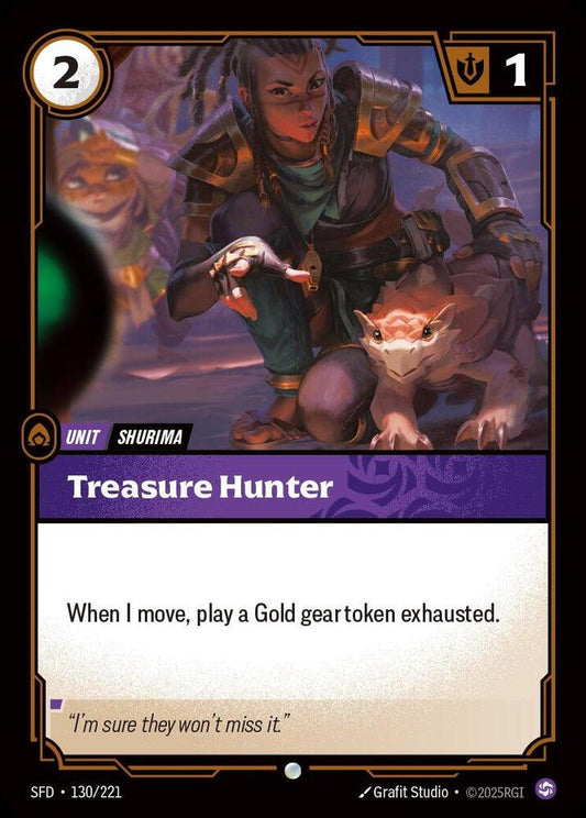 Treasure Hunter - 130/221 - Spiritforged (SFD) - Normal