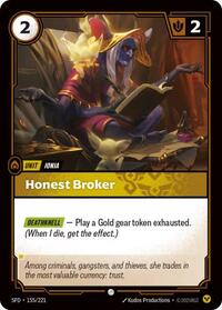 Honest Broker - 155/221 - Spiritforged (SFD) - Foil