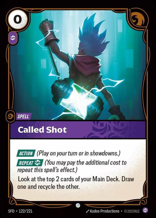 Called Shot - 122/221 - Spiritforged (SFD) - Foil - Riftbound TCG Card