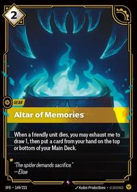 Altar of Memories - 169/221 - Spiritforged (SFD) - Foil