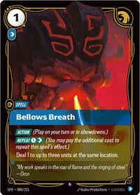 Bellows Breath - 080/221 - Spiritforged (SFD) - Foil