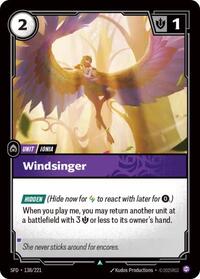 Windsinger - 138/221 - Spiritforged (SFD) - Normal