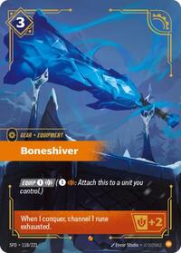 Boneshiver - 118/221 - Spiritforged (SFD) - Foil