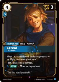 Ezreal - Dashing - 082/221 - Spiritforged (SFD) - Foil
