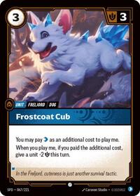 Frostcoat Cub - 067/221 - Spiritforged (SFD) - Normal